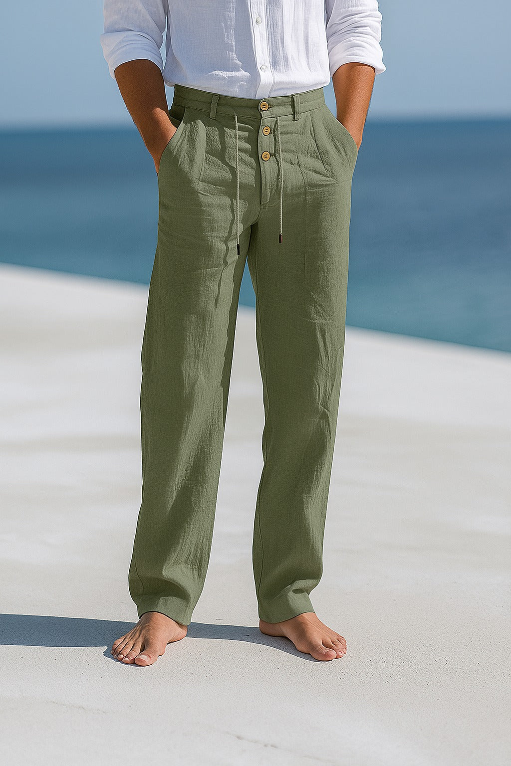 Matteo - Leichte Leinenhose