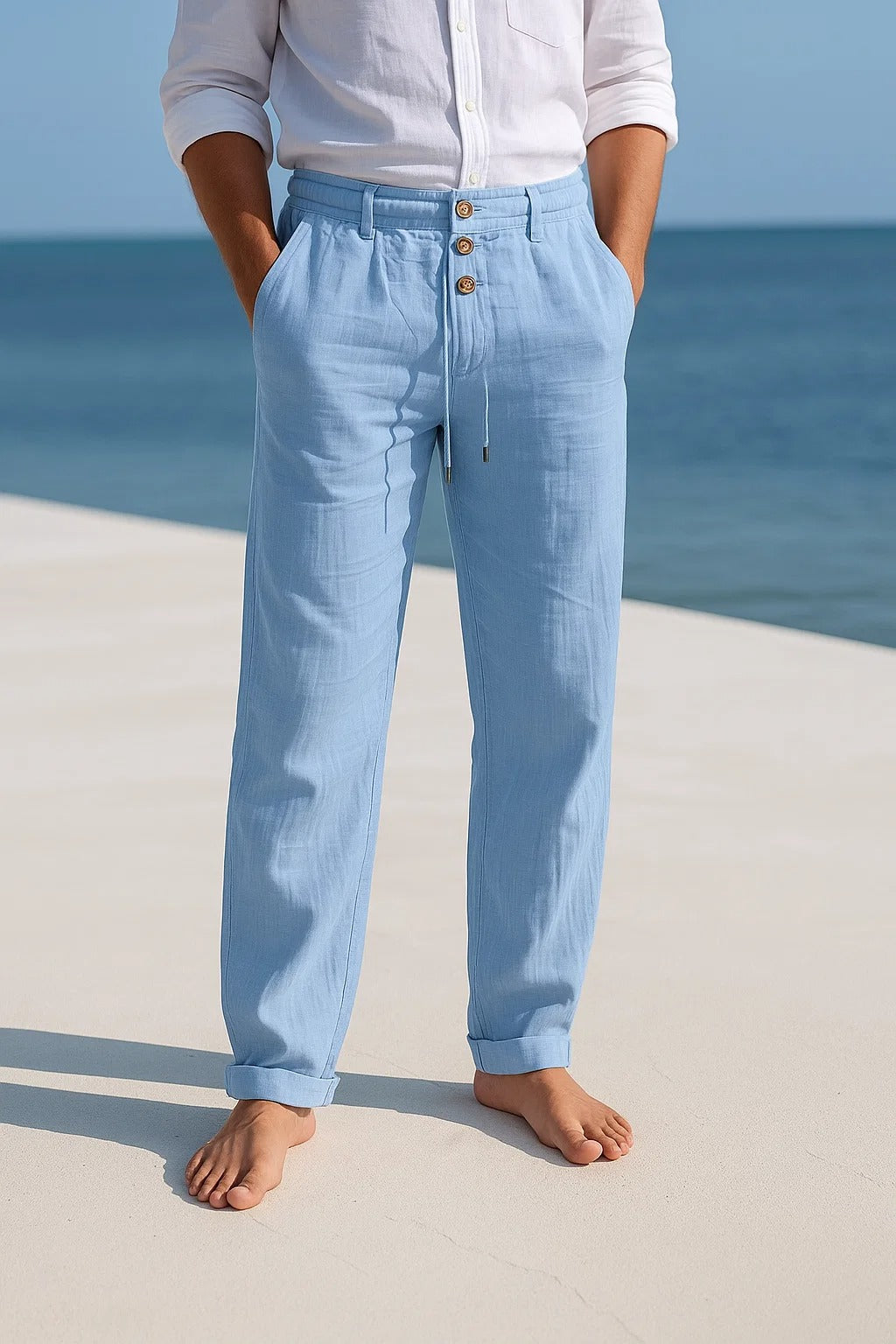 Matteo - Leichte Leinenhose