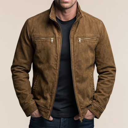 Meroux - Baumwolljacke mit Vintage-Effekt