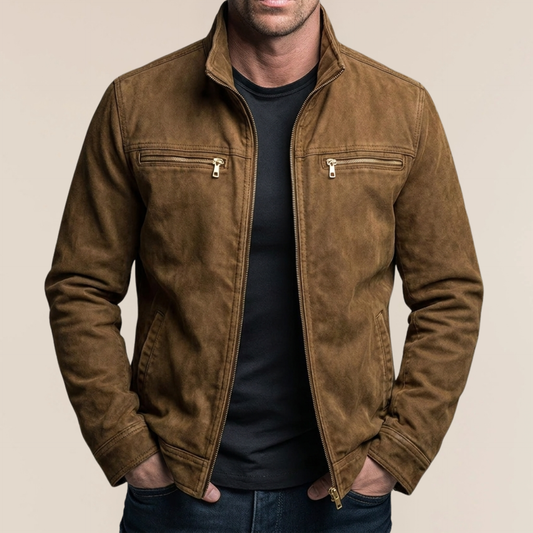 Meroux - Baumwolljacke mit Vintage-Effekt