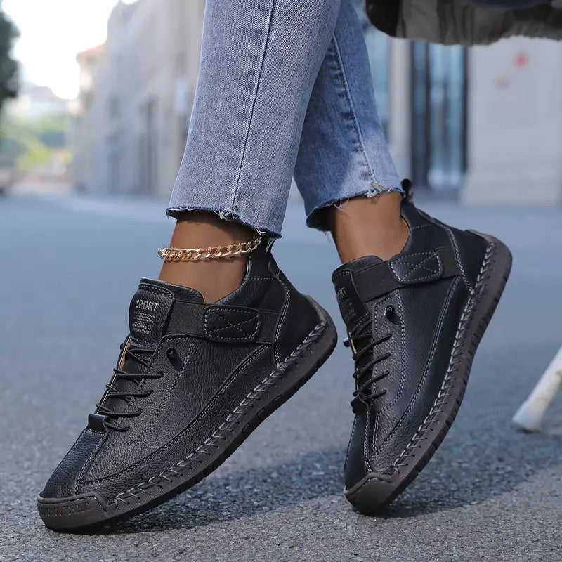 Emiline - Damen Leder Slip-On Sneaker