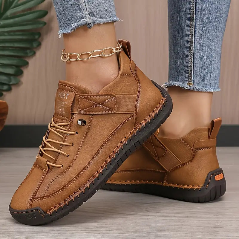 Emiline - Damen Leder Slip-On Sneaker