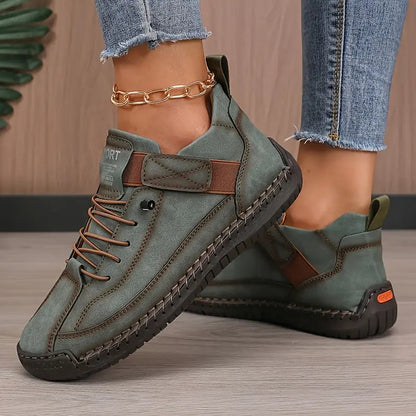 Emiline - Damen Leder Slip-On Sneaker