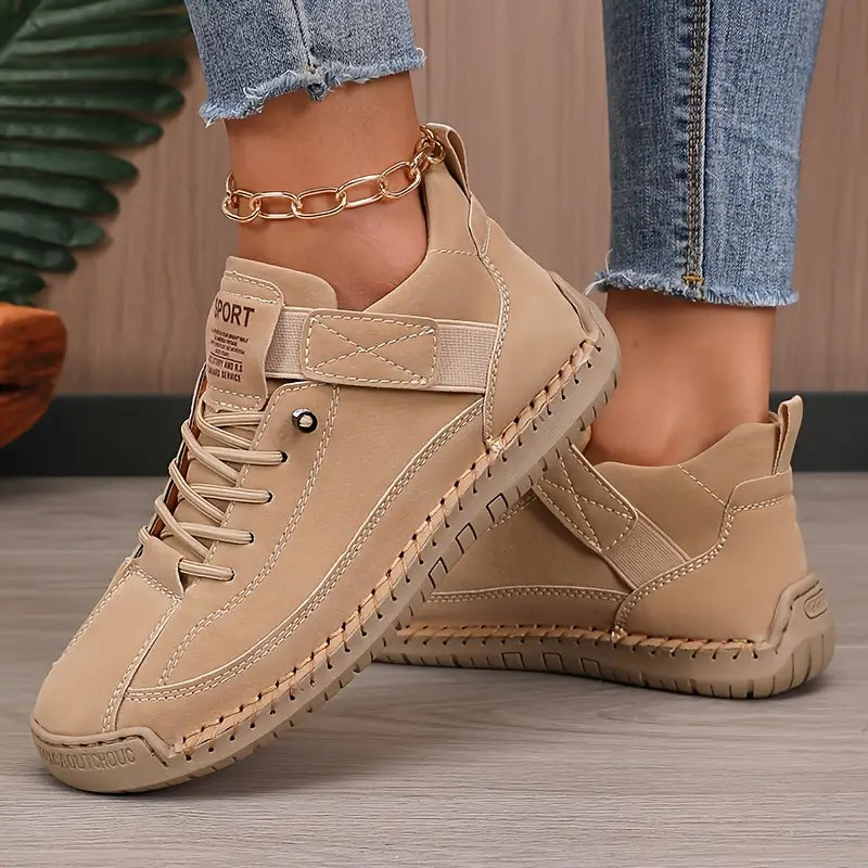 Emiline - Damen Leder Slip-On Sneaker