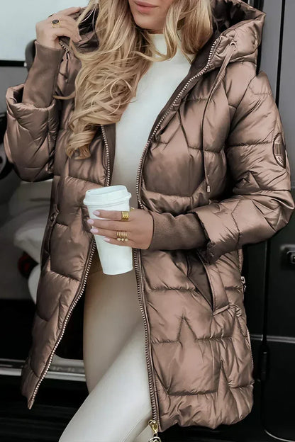 Mila - Kapuzen-Winterjacke für Damen