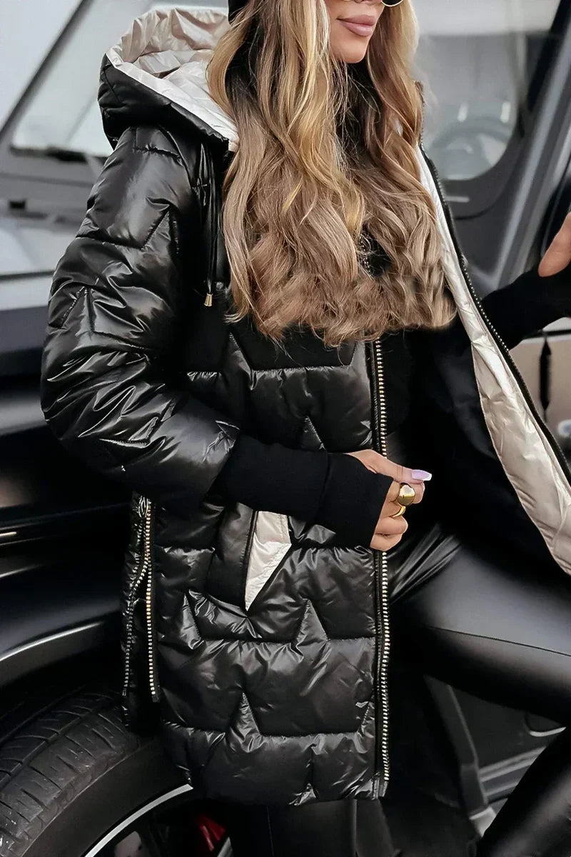Mila - Kapuzen-Winterjacke für Damen