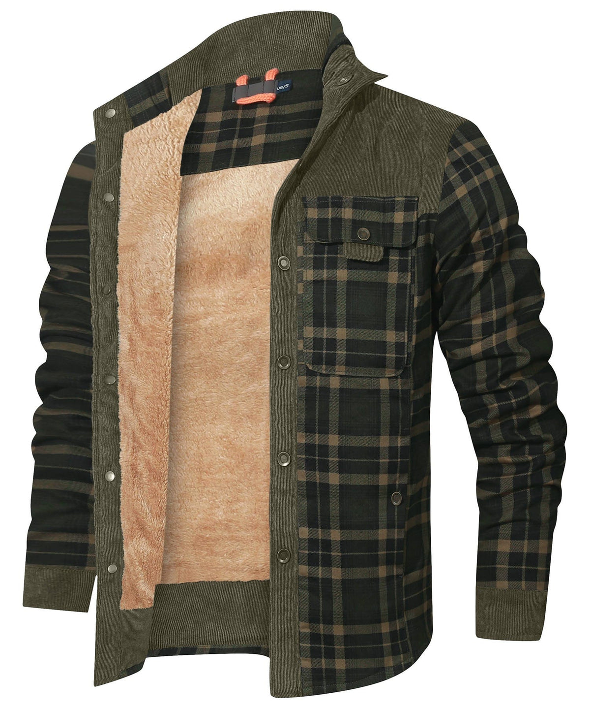 Myles - Gefütterte Karo-Flanelljacke
