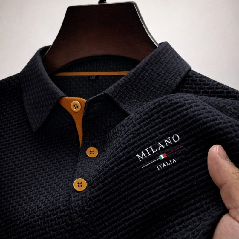 Norden - Strukturiertes Herren-Poloshirt