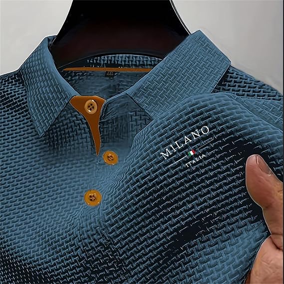 Norden - Strukturiertes Herren-Poloshirt