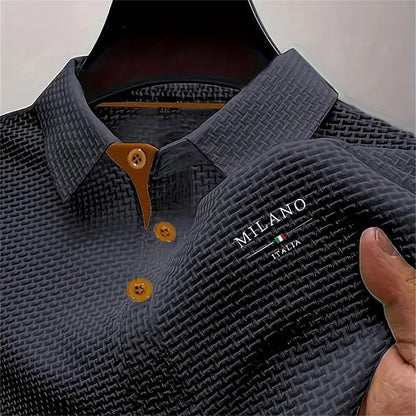 Norden - Strukturiertes Herren-Poloshirt