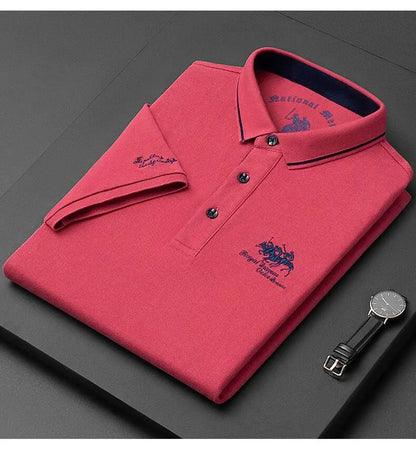 Norrel - Tailliertes Baumwoll-Poloshirt