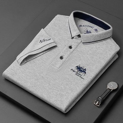 Norrel - Tailliertes Baumwoll-Poloshirt