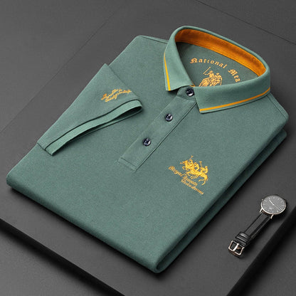 Norrel - Tailliertes Baumwoll-Poloshirt