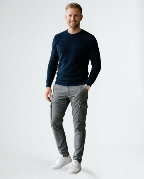 Jarred - Herren Stretch Cargo-Hosen
