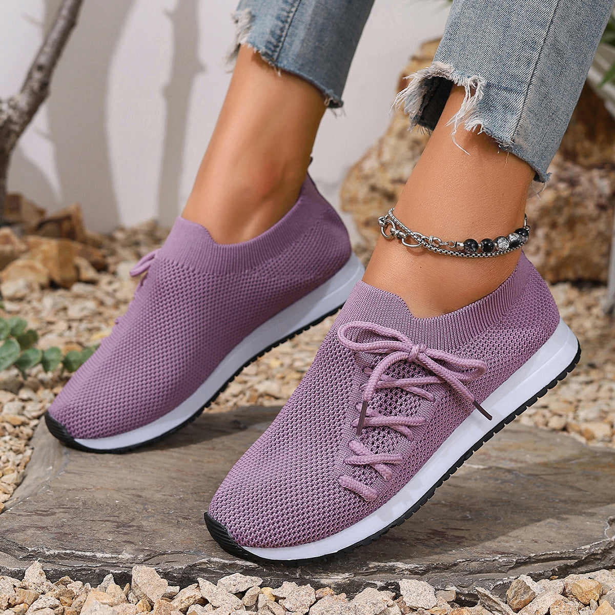 Patsy - Monochromer Mesh-Sneaker