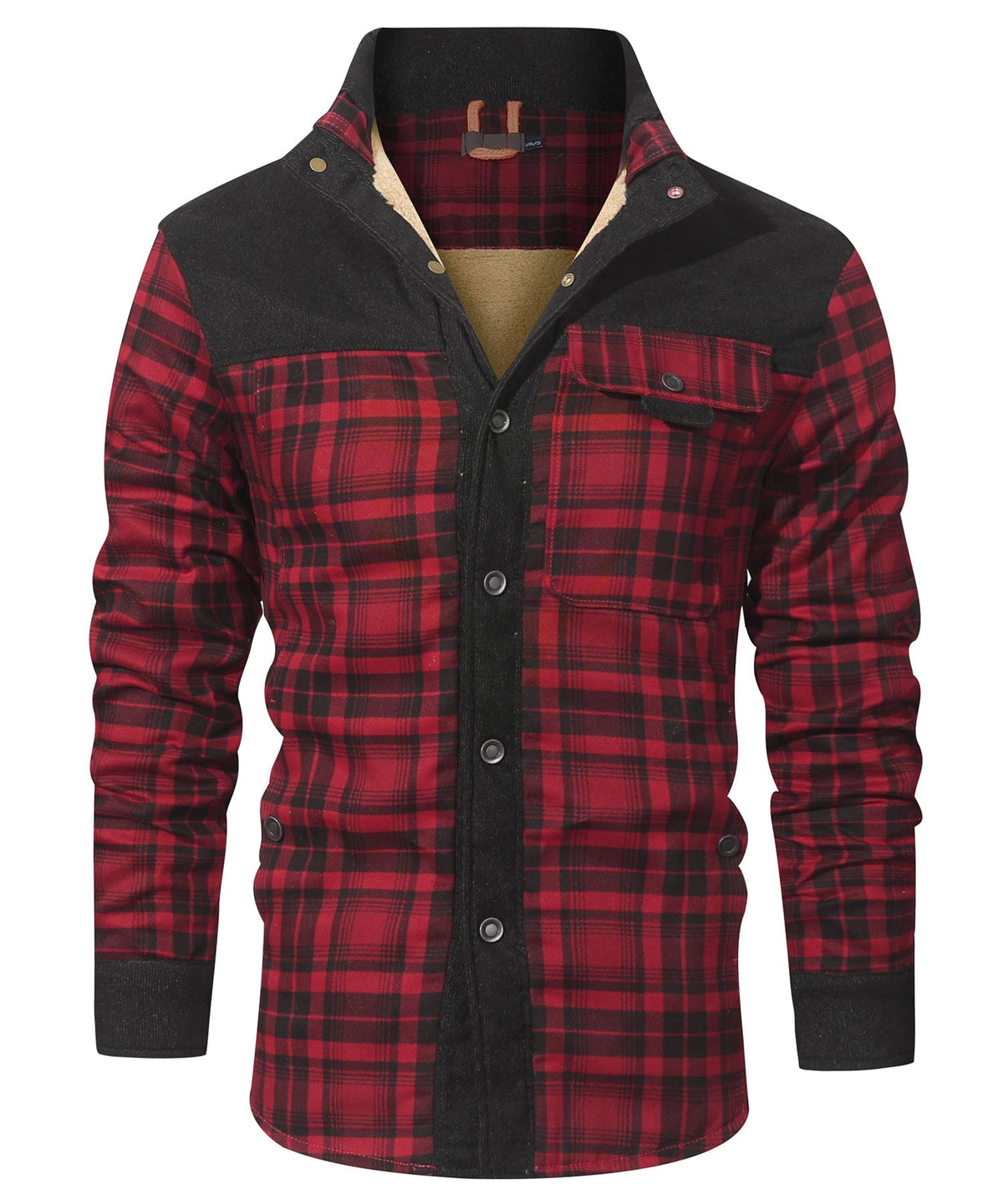 Myles - Gefütterte Karo-Flanelljacke