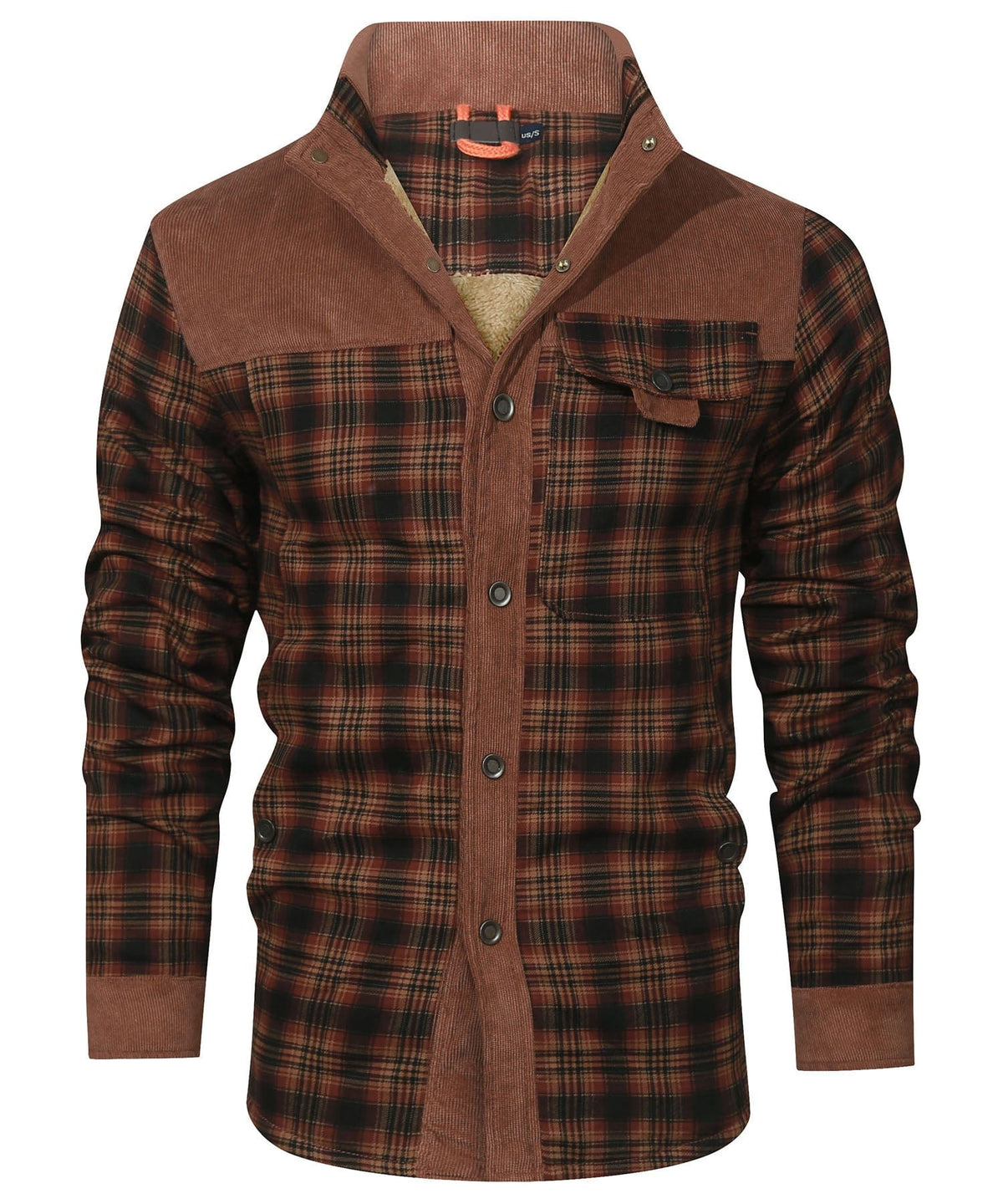 Myles - Gefütterte Karo-Flanelljacke