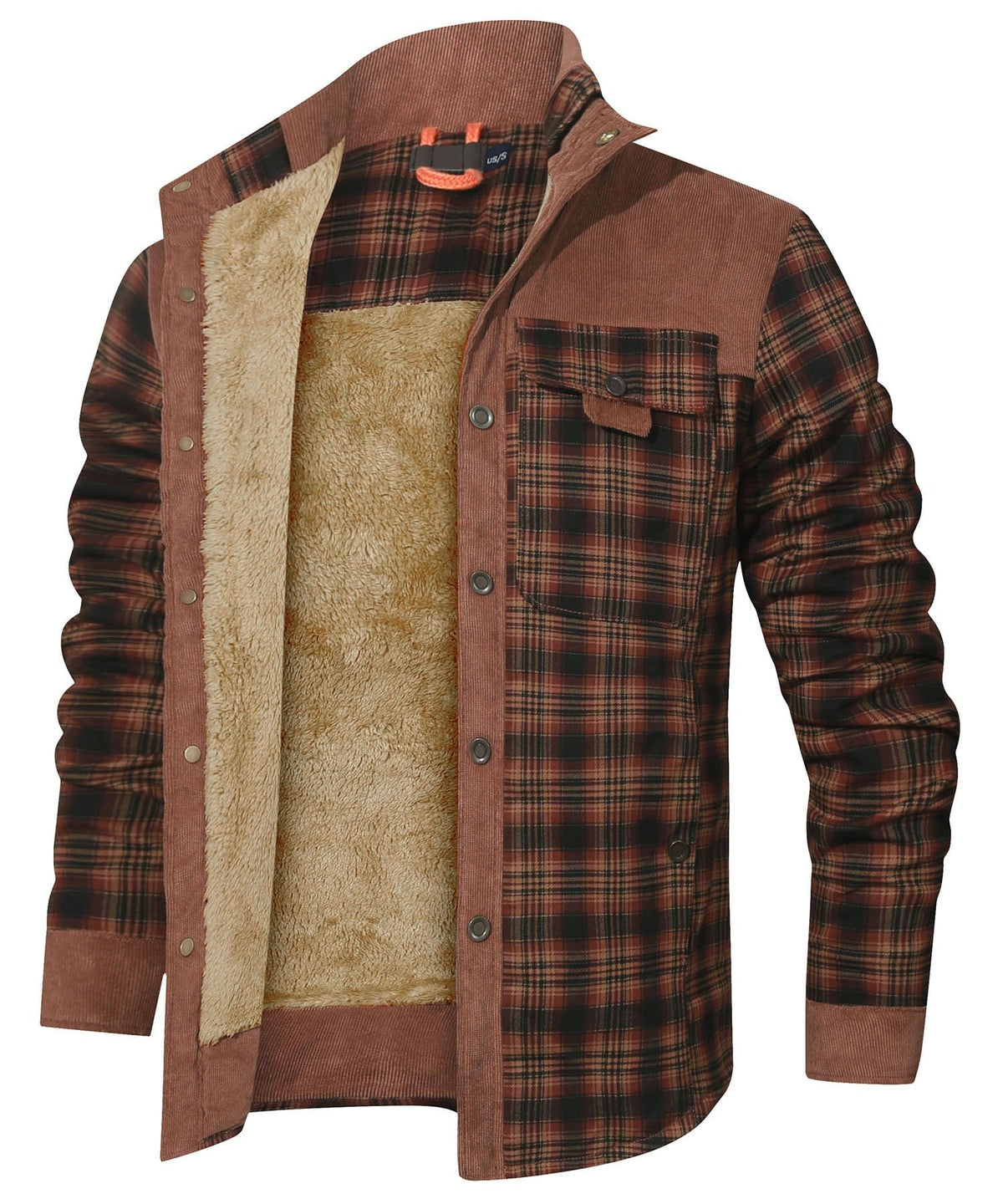 Myles - Gefütterte Karo-Flanelljacke