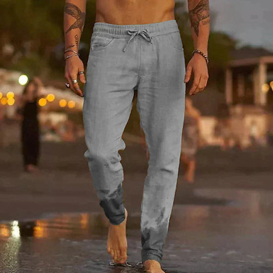 Rivaro - Herren Leinen-Strandhose