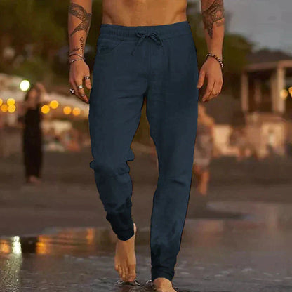 Rivaro - Herren Leinen-Strandhose