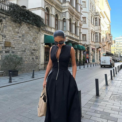 Rosalie - Fließendes Maxikleid