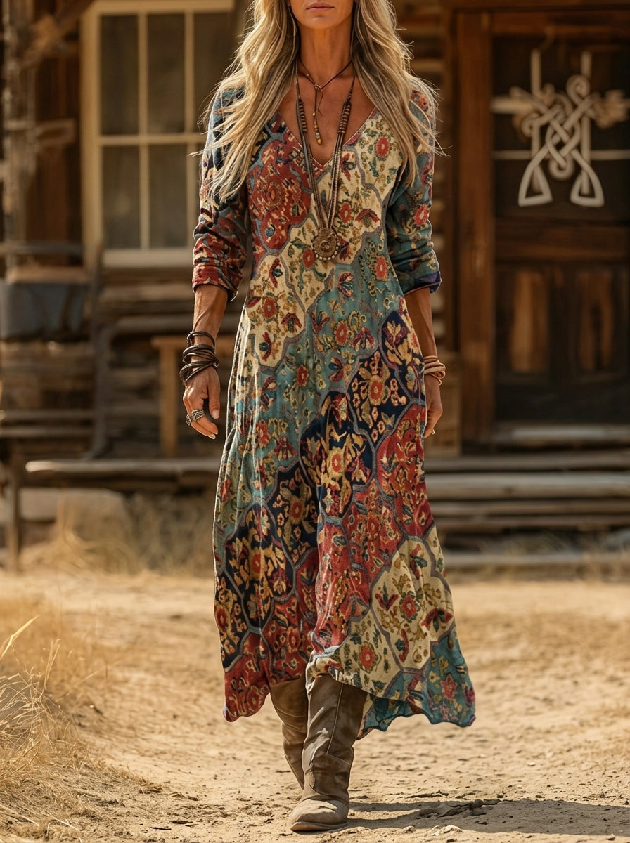 Roseann - Fließendes Sommer-Maxikleid