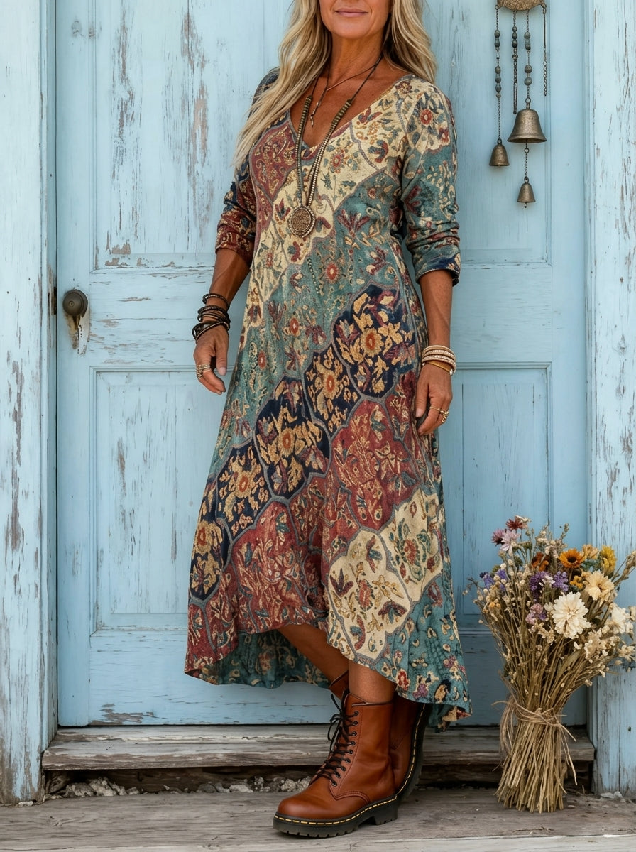 Roseann - Fließendes Sommer-Maxikleid