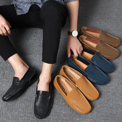 Levaro - Herren Slip-On-Mokassins