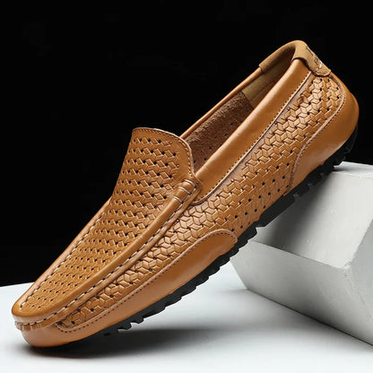 Levaro - Herren Slip-On-Mokassins