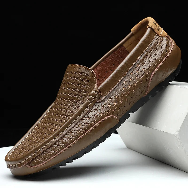 Levaro - Herren Slip-On-Mokassins