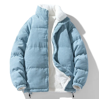 Aline - Gesteppte Cord-Pufferjacke