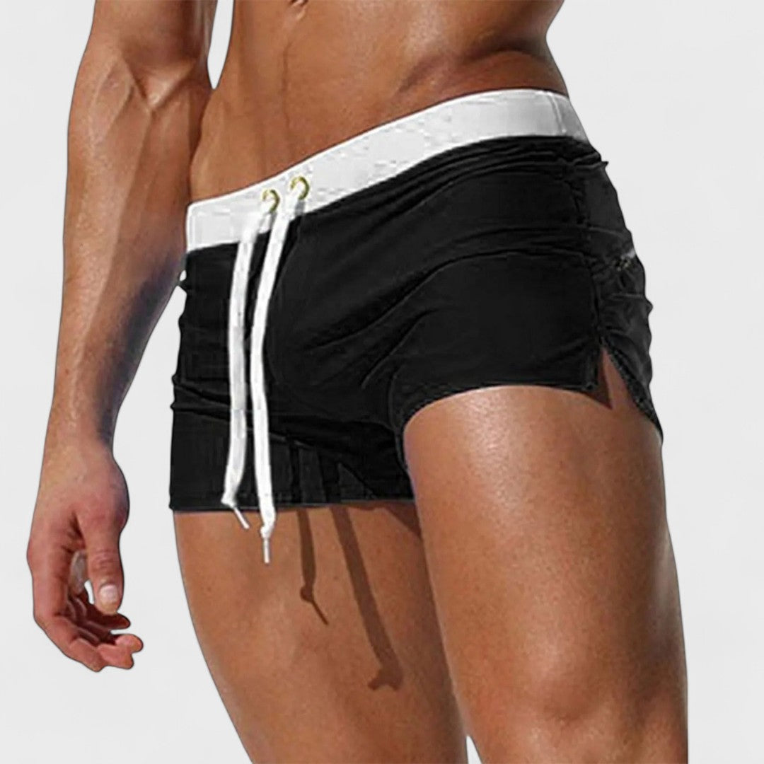 Selvik - Herren-Badeshorts mit Kordelzug