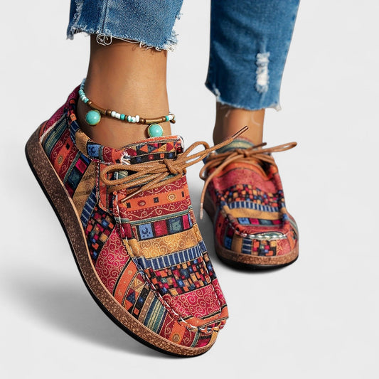 Seryphina - Gemusterte Freizeit-Sneaker