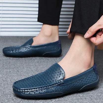 Levaro - Herren Slip-On-Mokassins