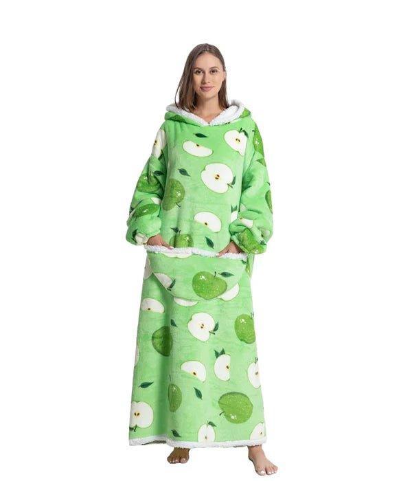 Sherrie - Extra-lange Fleece-Hoodie-Decke