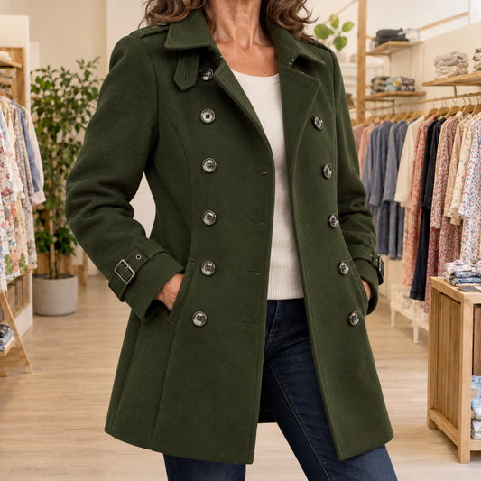 Danielle - Doppelreihiger Longline-Trenchcoat
