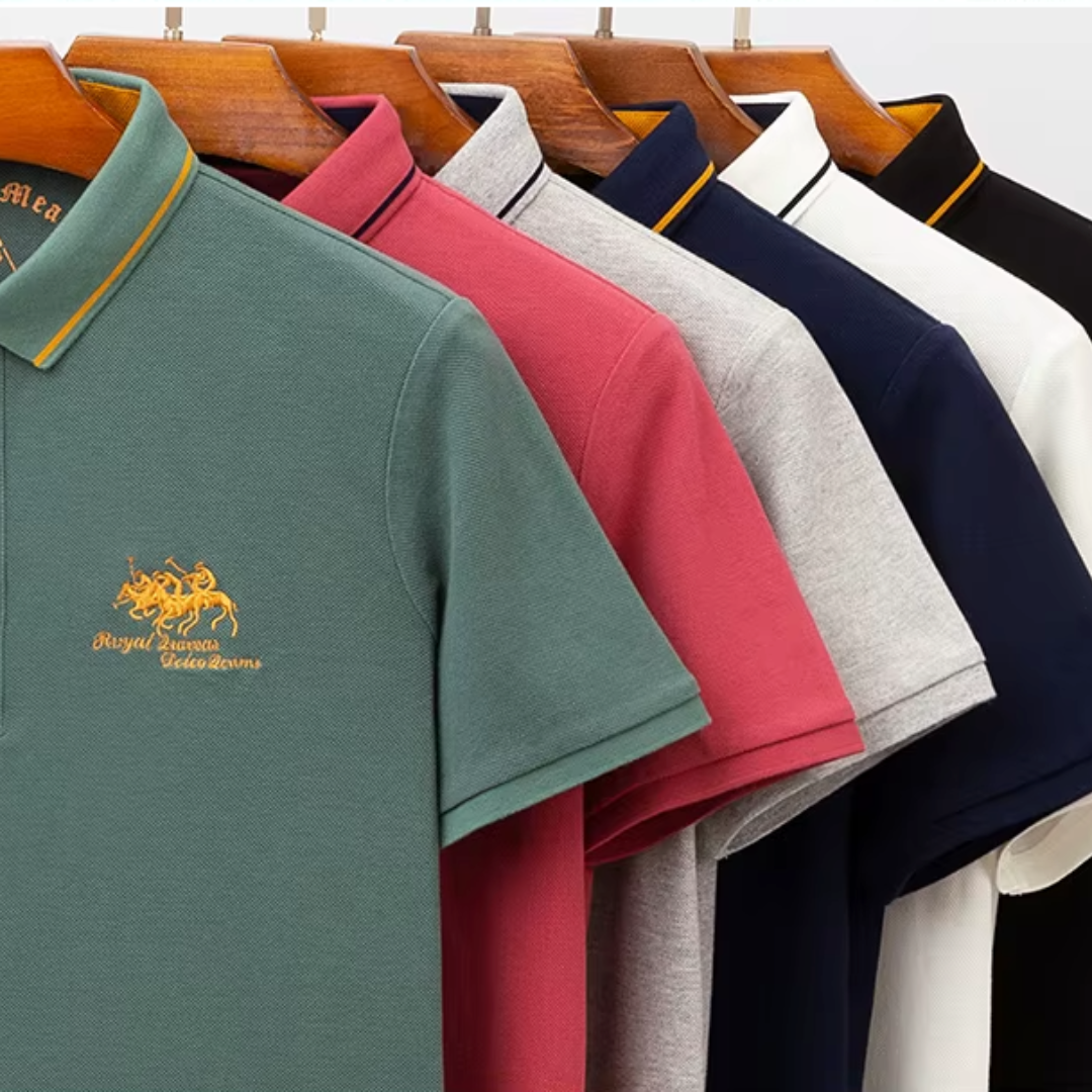 Norrel - Tailliertes Baumwoll-Poloshirt