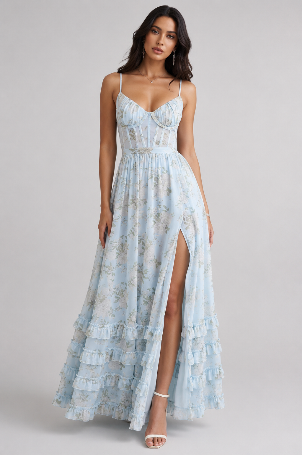 Isabelle - A-Linien-Kleid mit Schlitz