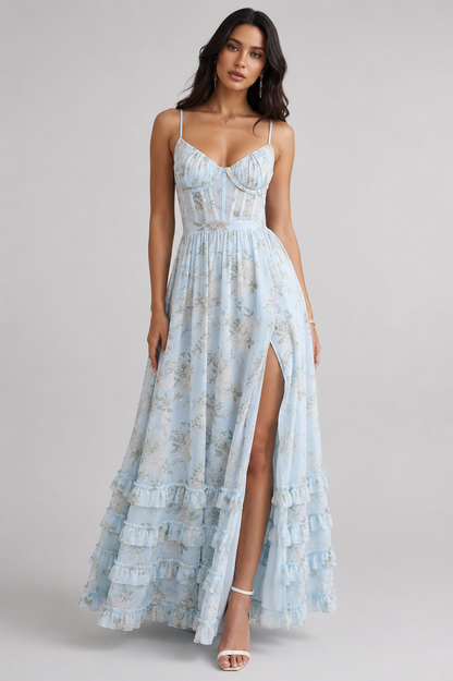 Isabelle - A-Linien-Kleid mit Schlitz