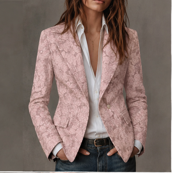 Vionara - Taillierter Jacquard-Blazer