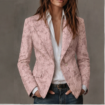 Vionara - Taillierter Jacquard-Blazer