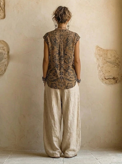 Lorene - Dreiteiliges Boho-Ensemble