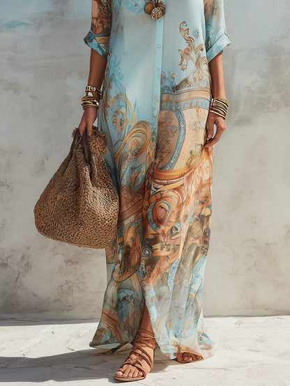 Ina - Bedrucktes Hemdkleid