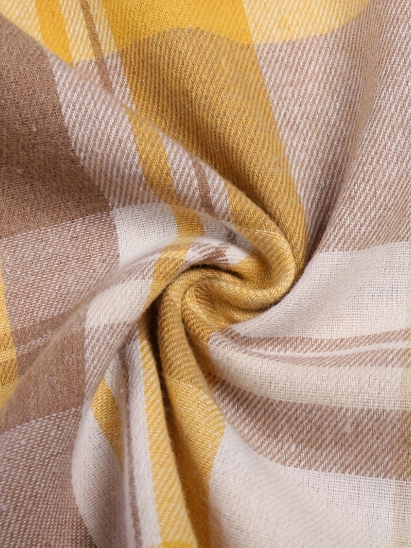 Liora - Gingham Langarmbluse