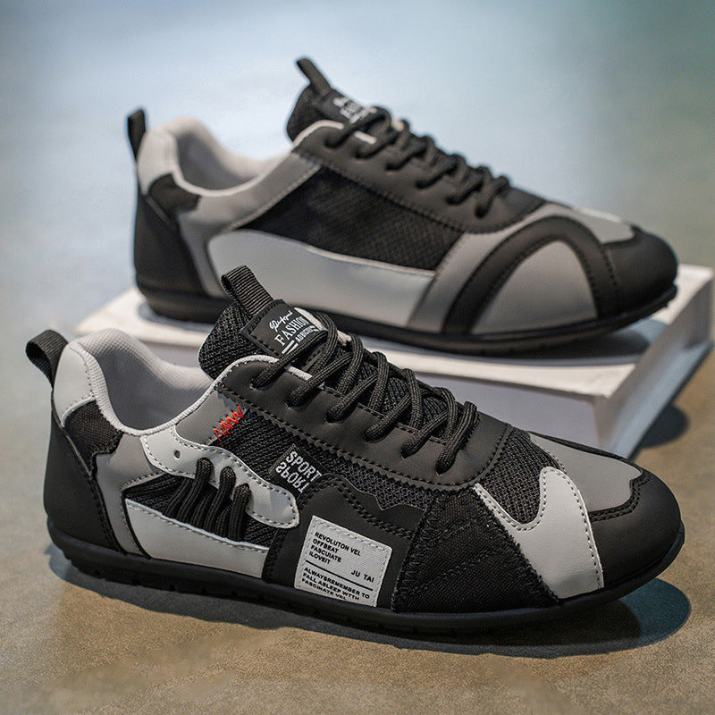 Ambrose - Leder-Mesh Retro-Sneaker
