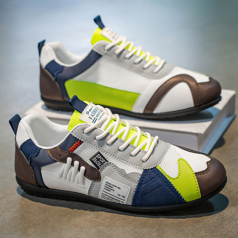 Ambrose - Leder-Mesh Retro-Sneaker