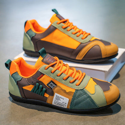 Ambrose - Leder-Mesh Retro-Sneaker