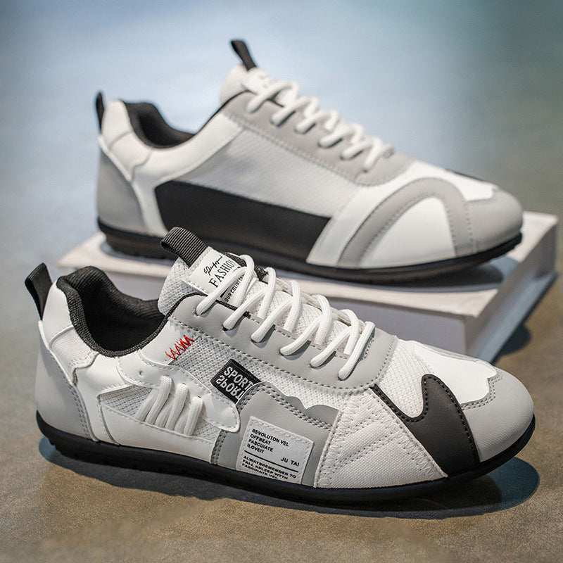 Ambrose - Leder-Mesh Retro-Sneaker