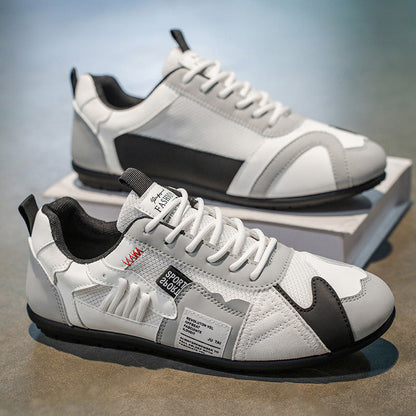 Ambrose - Leder-Mesh Retro-Sneaker