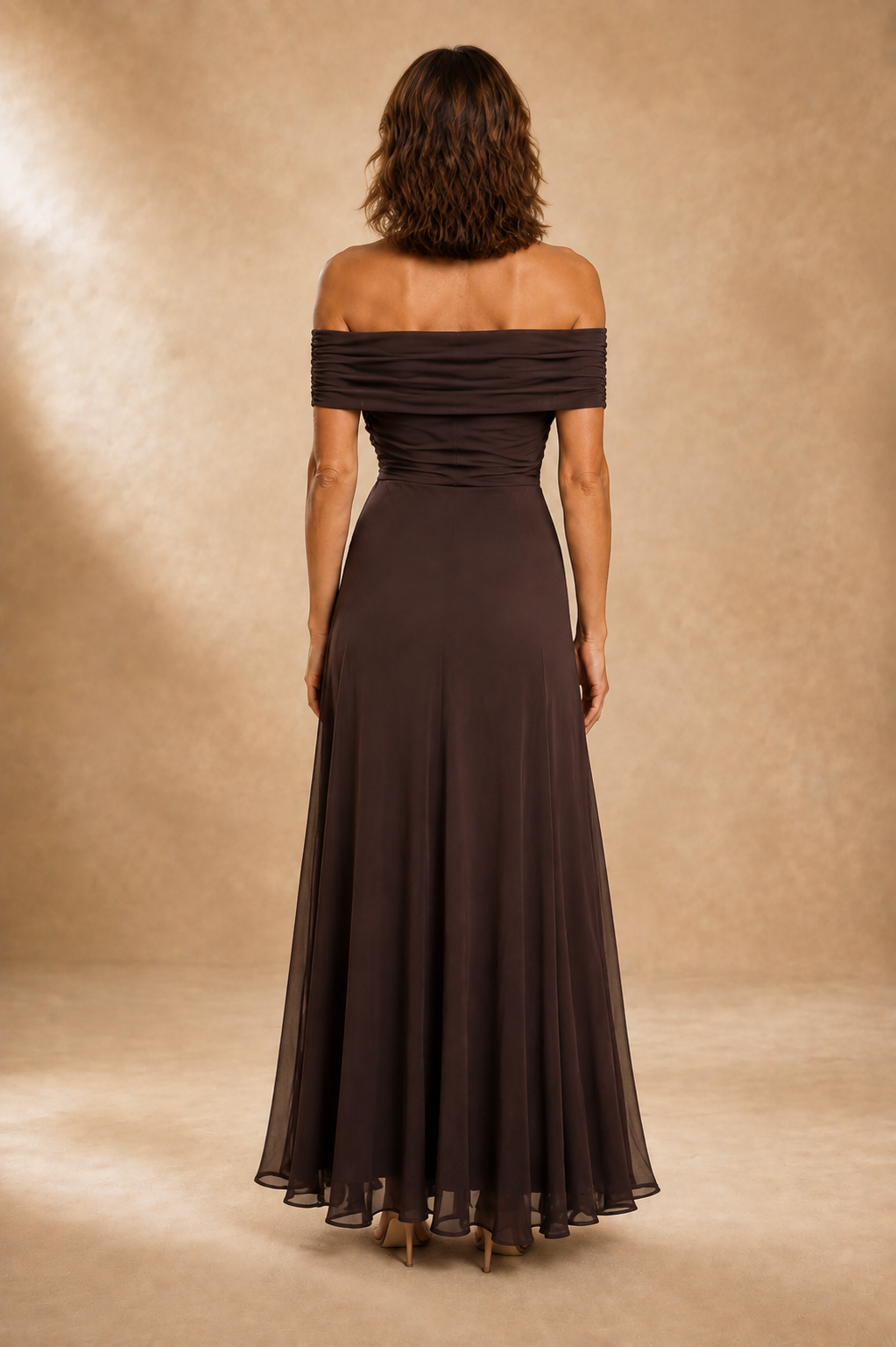 Jody - Drapiertes Ein-Schulter-Maxikleid